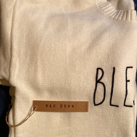 Rae Dunn Blessed Sweater - Picture 4 of 4